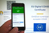 COVIDcheck.lu - certificate, COVID-Zertifikat, EU Digital Covid Certificate, covid check.lu - Foto: John Schmit
