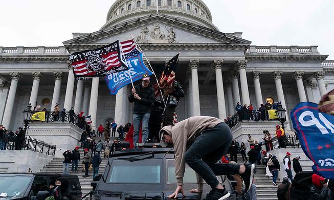On 6 January 2021 Trump supporters stormed the Capitol in Washington DC to overturn Biden's election win