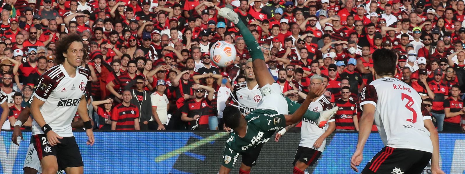 Jogo entre o Palmeiras e o Flamengo