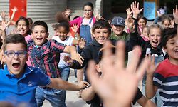 Primärschule Cycle 1-4 in Lallingen Esch Alzette. Foto: Guy Wolff