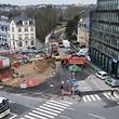 Beginn der Bauarbeiten an der place d'Etoile. Foto:Gerry Huberty