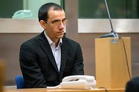 Jeremy Pierson looks on during his assizes trial at the Assize Court of the Belgian Luxembourg province, in Arlon, on February 14, 2018.
Pierson is accused of kidnapping and killing 14 year old Beatrice Berlaimont in 2014. / AFP PHOTO / BELGA / ANTHONY DEHEZ / Belgium OUT