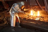 Stahlwerk von Arcelor-Mittal in Differdingen