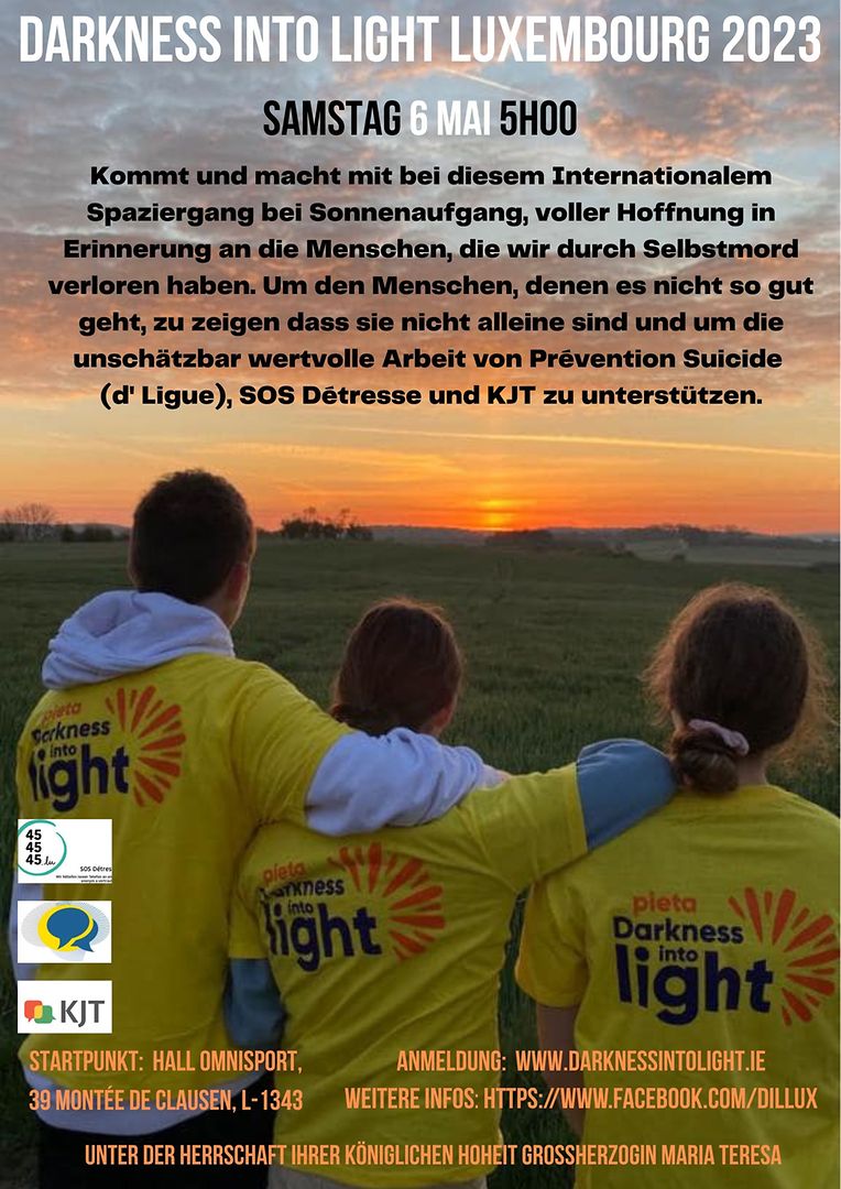 mywort Darkness Into Light Luxembourg 2023