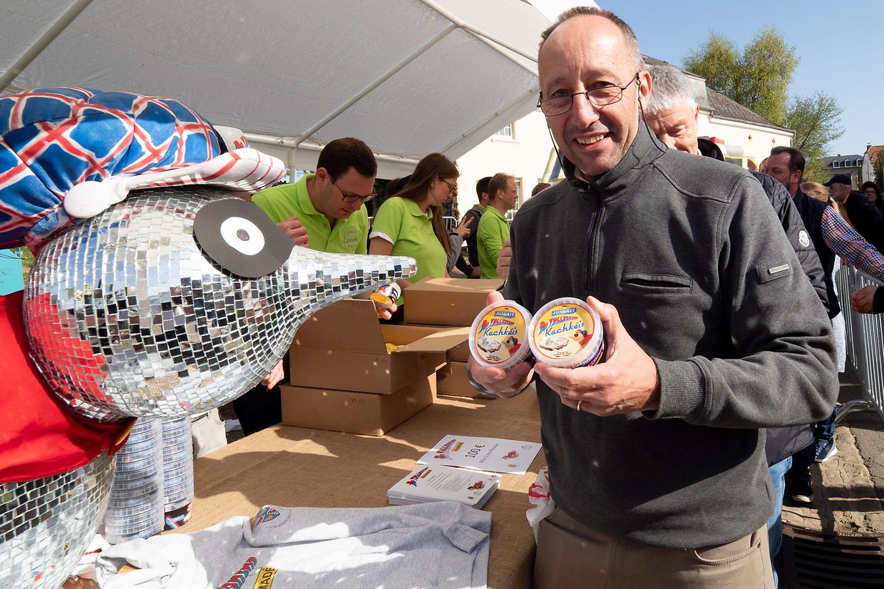 Das beliebteste Péckvillercher in Nospelt im Superjhemp-Gewand.