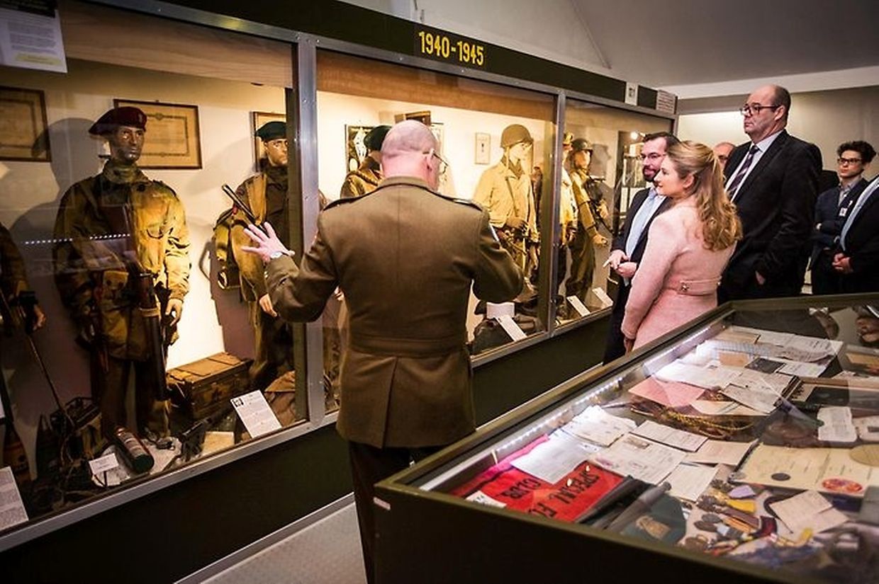 Janeiro de 2016: visita ao Museu Nacional de História Militar, em Diekirch.