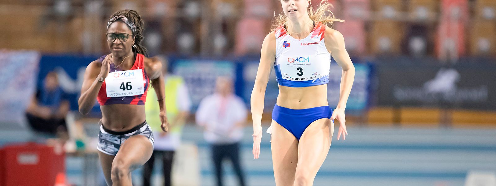 Patrizia van der Weken läuft am Sonntag in der Coque einen neuen Landesrekord über 60 m.