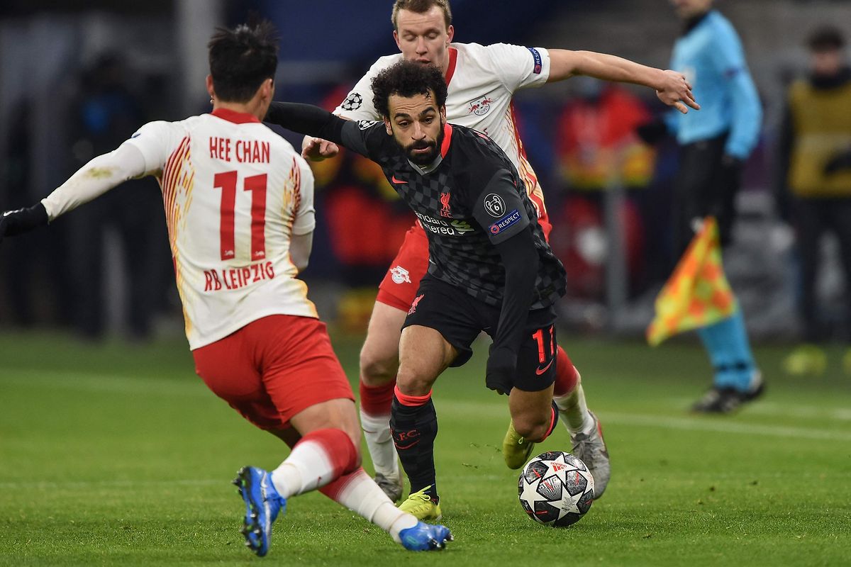 Mohamed Salah erzielte nach 53 Minuten Liverpools ersten Treffer.