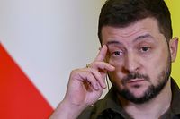 O Presidente ucraniano, Volodymyr Zelensky.