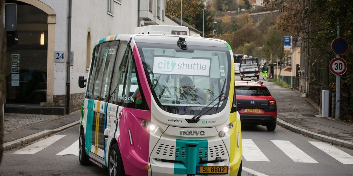In der Regel braucht der autonome Pendelbus eine Viertelstunde für knapp zwei  Kilometer.