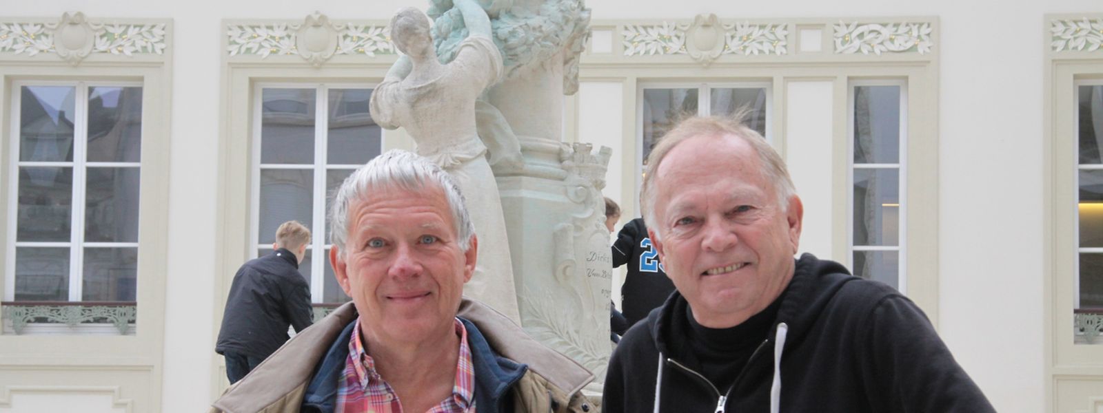 Die Cousins Reggie Lecorsais (l.) und Ken Stiles haben sich nun erst kennengelernt.