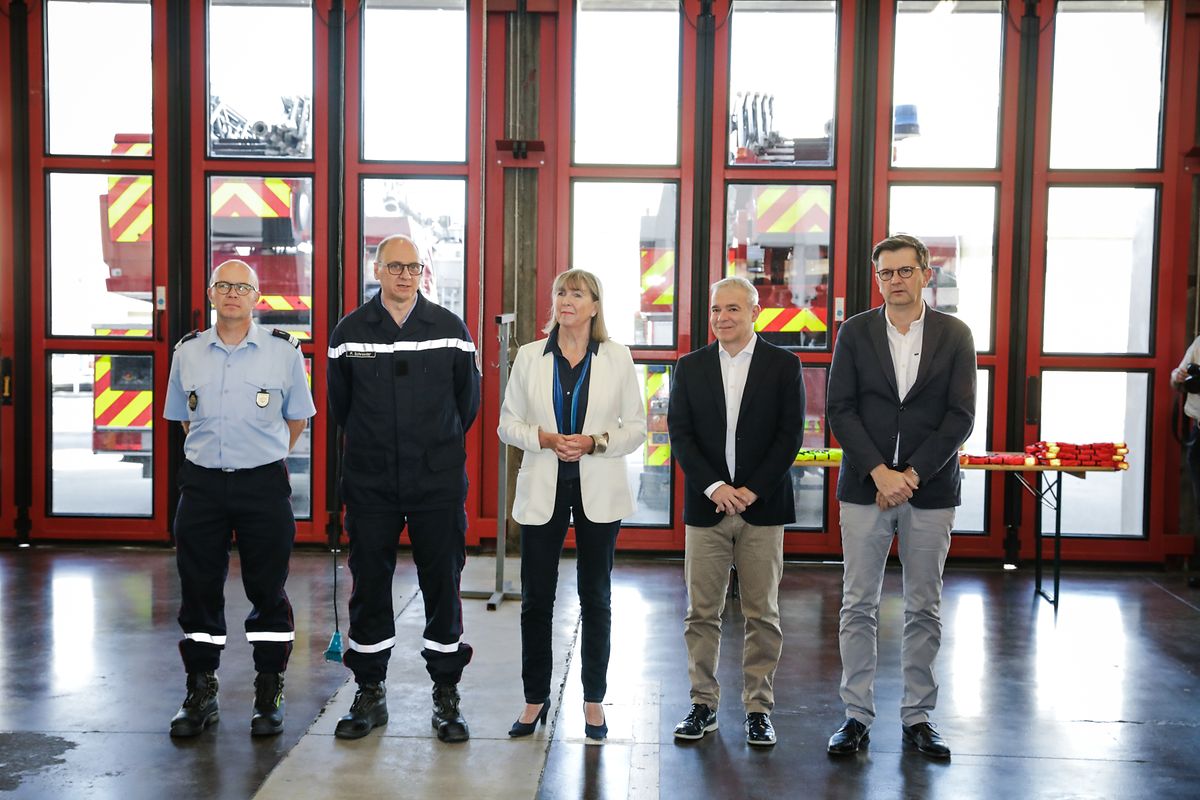 Die Zusammenarbeit von freiwilliger Feuerwehr und Protection civile hat begonnen. Eindrücke vom ersten Arbeitstag.