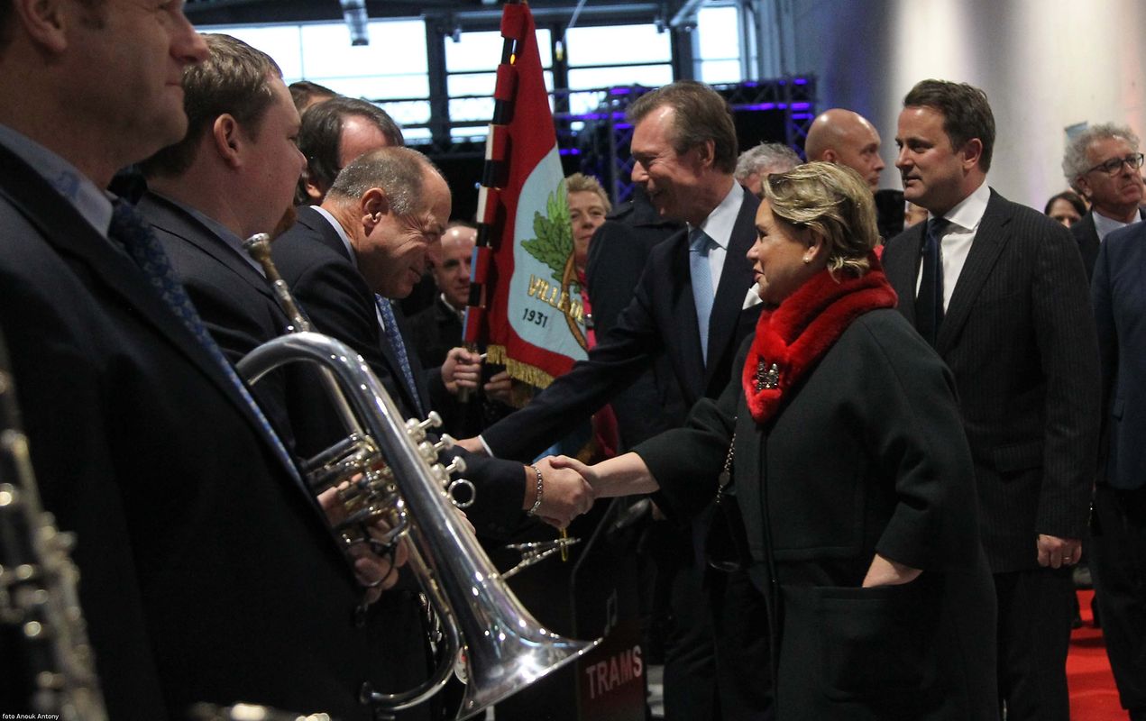 10.12.2017 Luxembourg, Kirchberg, Einweihung Tram, Tramsschienen, Mobilitéit , CFL, photo Anouk Antony
