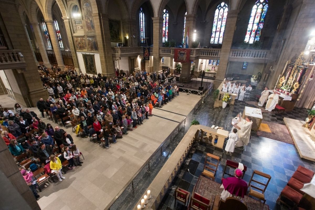 Messe für die Pilger der Pfarreien Gasperich, Hollerich und Leudelingen