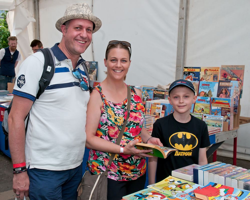  Groß und Klein kamen auch dieses Jahr wieder voll auf ihre Kosten, beim Durchstöbern der verschiedenen Stände auf der Comic-Messe in Contern. 