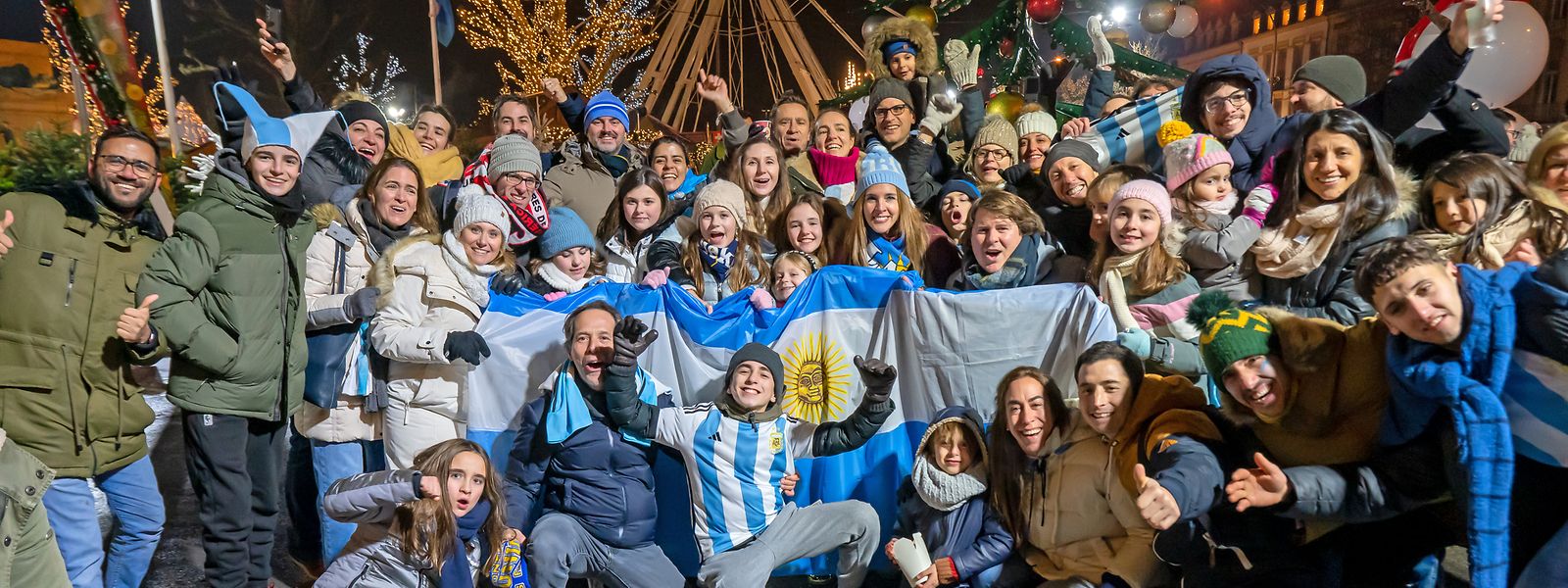 Die Freude der argentinischen Fans kannte nach dem Finalsieg gegen Frankreich keine Grenzen.