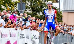 Kevin Geniets (Groupama) sichert sich seinen ersten Landesmeistertitel bei der Elite - Radsport - Landesmeisterschaften im Straßenrennen 2020 - Foto: Serge Waldbillig