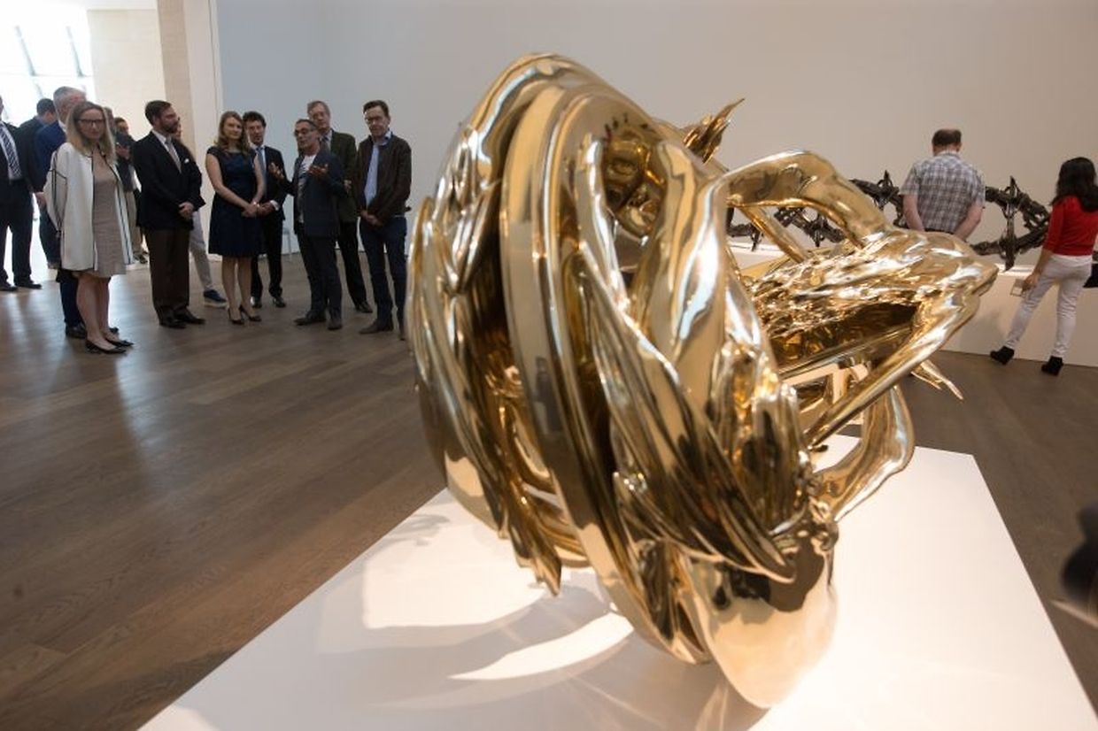 Vernissage der Wim Delvoye-Ausstellung im Mudam.