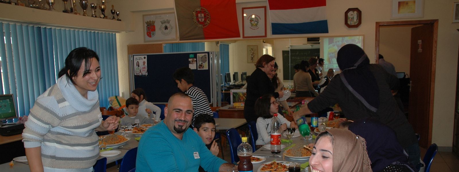 Begegnungsstätte für Einheimische und Flüchtlinge im Wiltzer interkulturellen Zentrum.