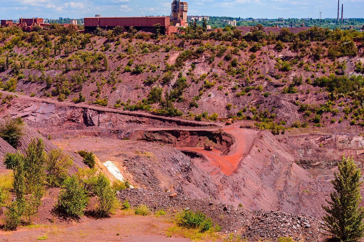 Carrière de minerai de fer à Kryvyi Rih (photo d'archive).