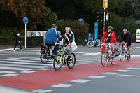 Lokales, Mobilität, Fahrrad, Aktion e Kaddo fir de Velo, Verkehrsverband, Kreisverkehr Robert Schuman  Foto: Anouk Antony/Luxemburger Wort
