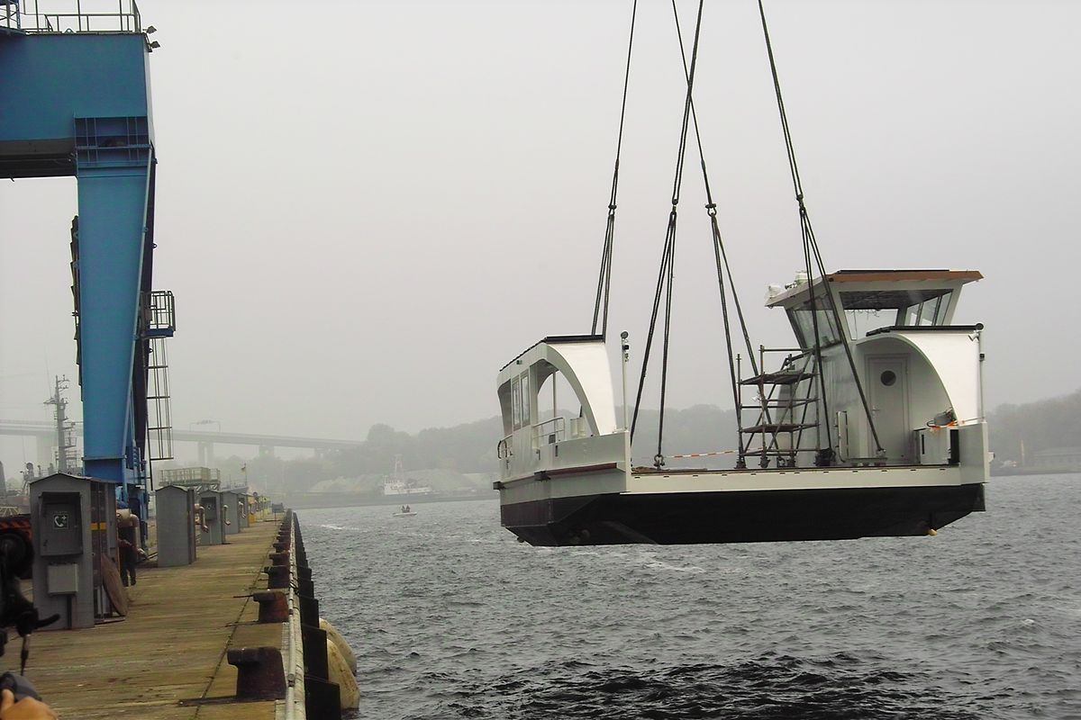 Die neue Moselfähre ist weltweit die erste vollelektrische Autofähre für Binnengewässer.