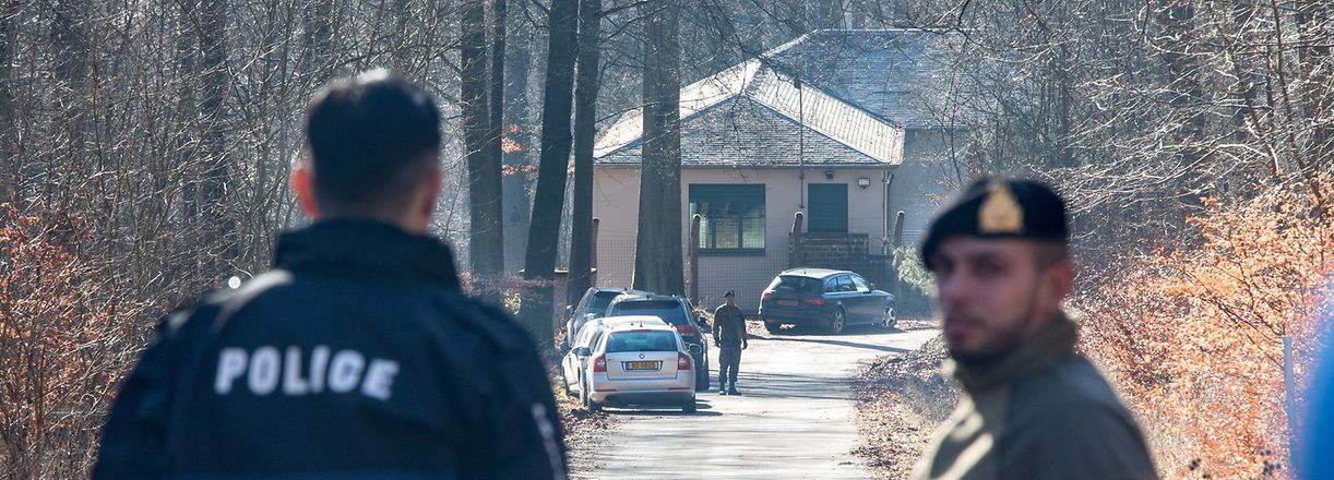 Waldhaff , Militärlager Armee  , Explosion Munition , 2 Tote , 2 Verletzte , Foto:Guy Jallay/Luxemburger Wort