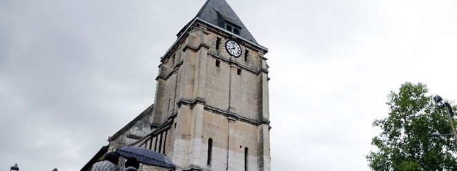 In der Kirche Saint-Étienne-du-Rouvray war es vor eineinhalb Jahren zu einem Terroranschlag gekommen.