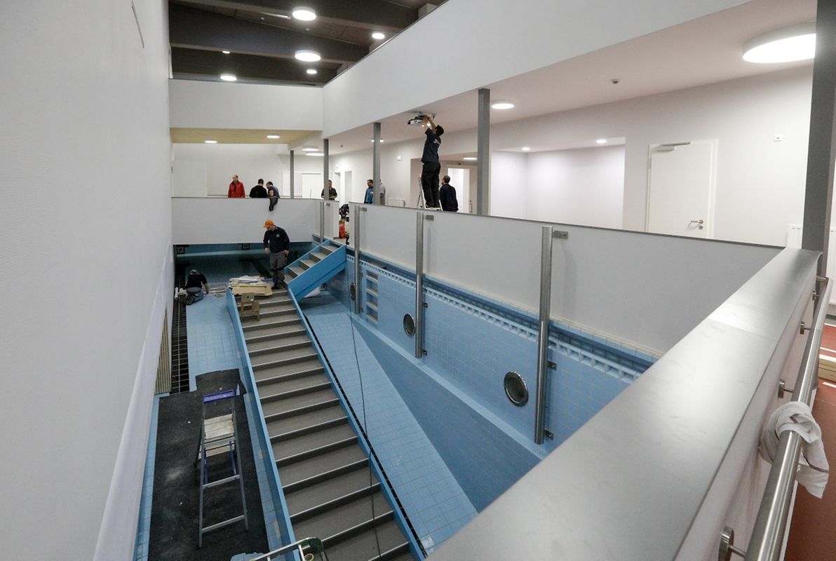 Ein Rundgang durch die neue Lunex-Universität, am Tag vor der offiziellen Eröffnung.