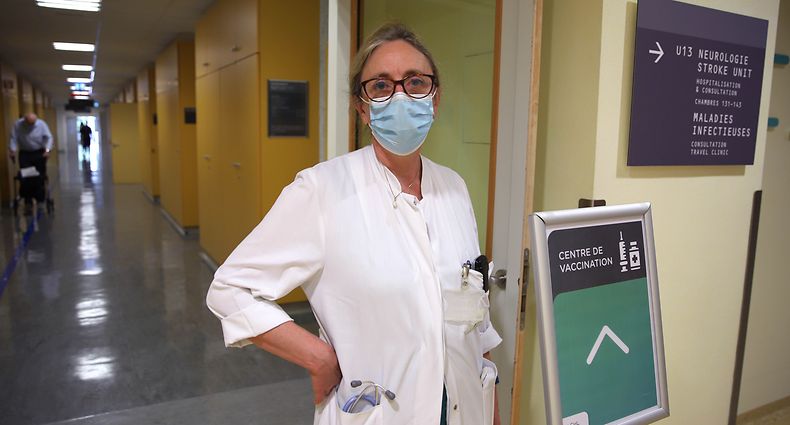 Dr Thérèse Staub, médecin chef de service du service des Maladies infectieuses.22/08/22 Luxembourg