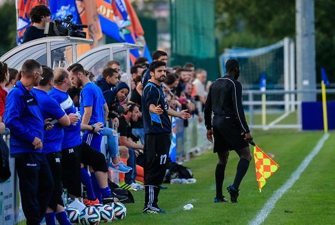 Avec les techniciens de D1: Antonio Teixeira (Lintgen): «La chance de marquer à des moments propices»
