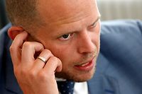 Belgium's Asylum and Migration State Secretary Theo Francken speaks during an interview with Reuters in Brussels, Belgium, May 11, 2017. REUTERS/Francois Lenoir