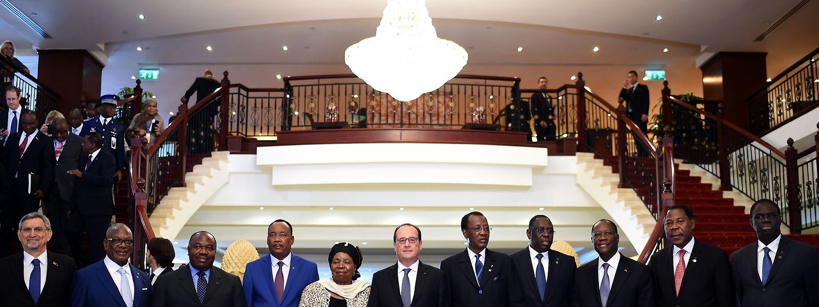 Die Vertreter der afrikanischen Staaten beim EU-Gipfel in Malta.