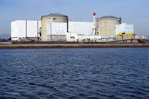 (FILES) This file photo taken on March 18, 2014 shows the nuclear powerplant in Fessenheim, France. A 2014 incident in France's oldest nuclear plant, located near the German and Swiss borders, was more serious than previously reported, German media claimed on March 4, 2016. / AFP / SEBASTIEN BOZON