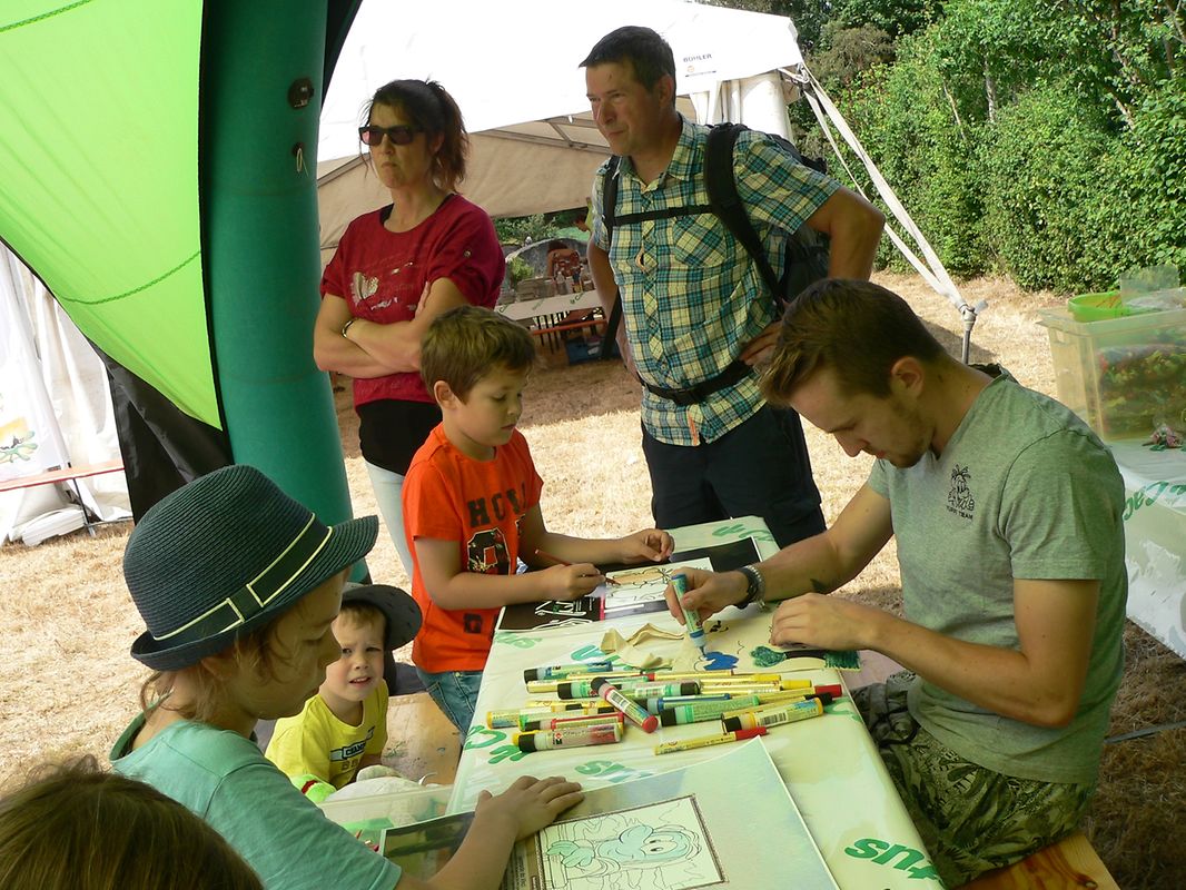 Kunst bewundern, anfassen, ausprobieren und erwerben: Im Kiischpelt waren der Fantasie an Nationalfeiertag erneut keine Grenzen gesetzt.