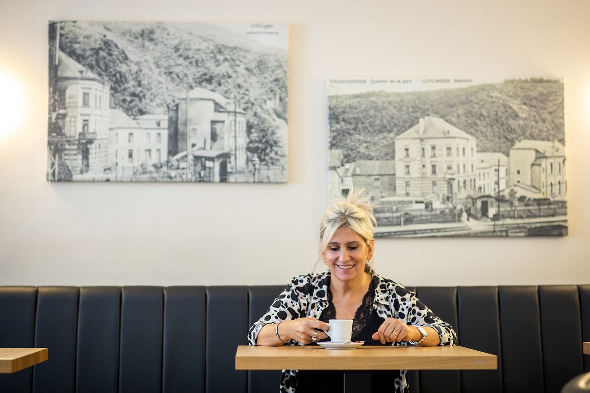 Isabel Ferreira gere o café Orion, em Troisvierges. 