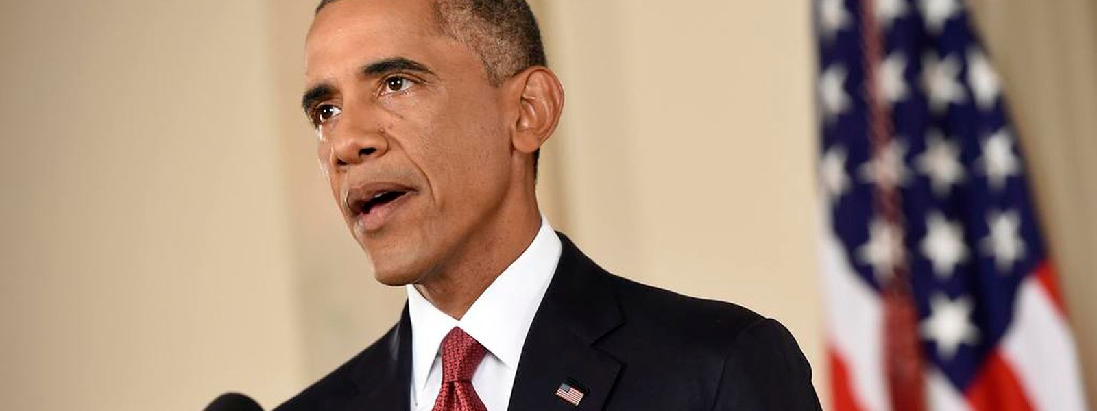 Bei seiner Fernsehrede schwor Obama sein Land auf einen neuen Kampf gegen den Terror ein.