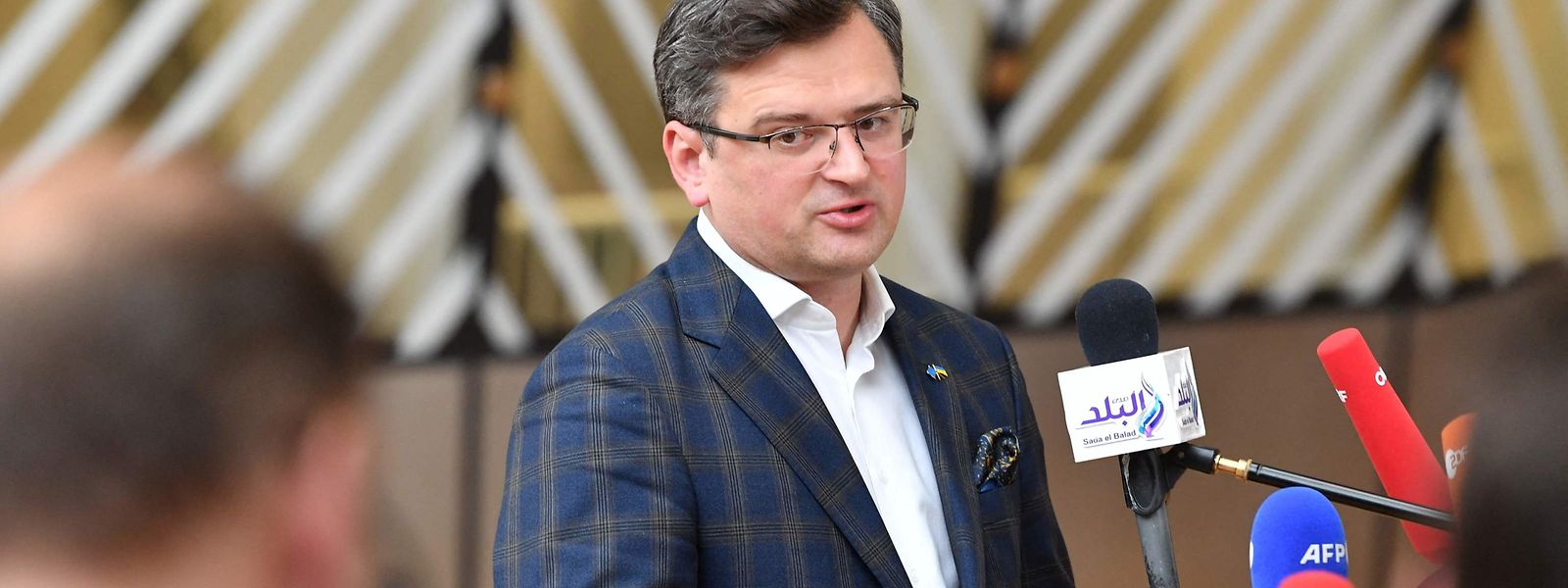 O ministro dos Negócios Estrangeiros ucraniano, Dmytro Kuleba. 