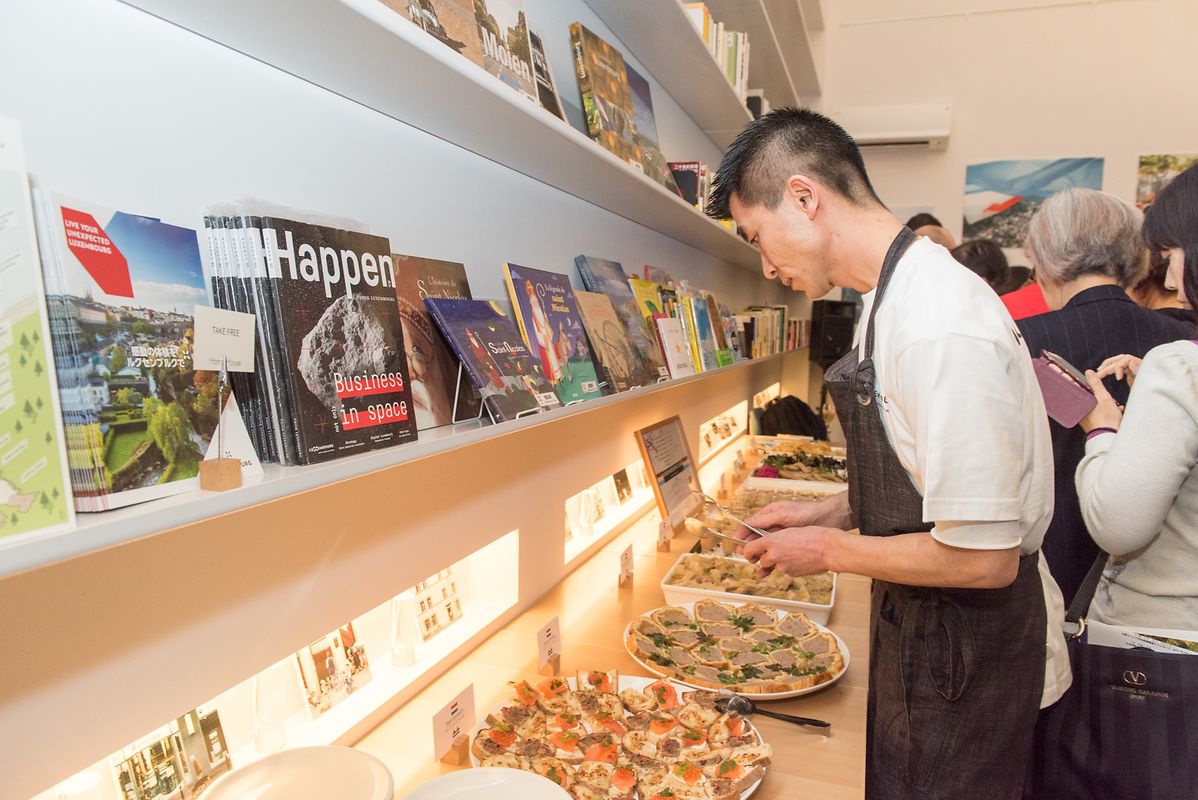 Luxembourg Café, ein Popup-Café in Tokio. 