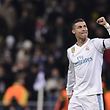 Real Madrid's Portuguese forward Cristiano Ronaldo celebrates a goal during the UEFA Champions League group H football match Real Madrid CF vs Borussia Dortmund at the Santiago Bernabeu stadium in Madrid on December 6, 2017. / AFP PHOTO / JAVIER SORIANO