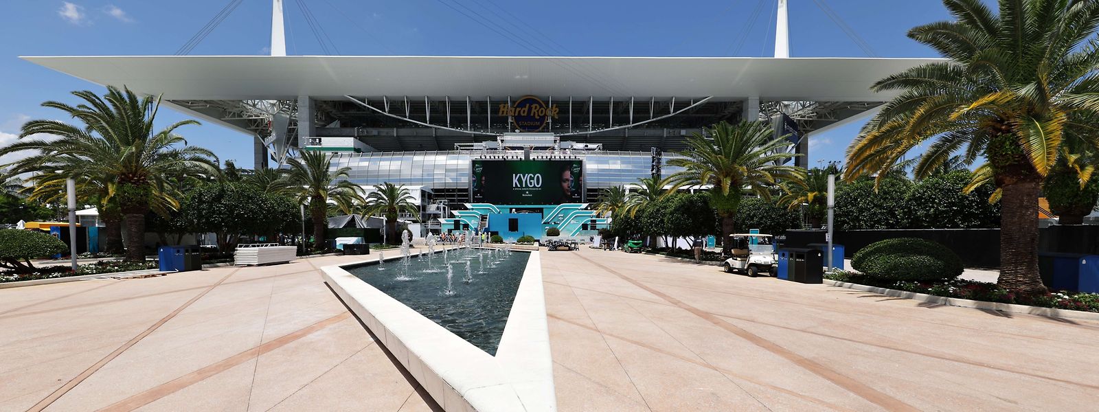 Die neue Strecke in Miami wurde rund um das Hard Rock Stadium gebaut.