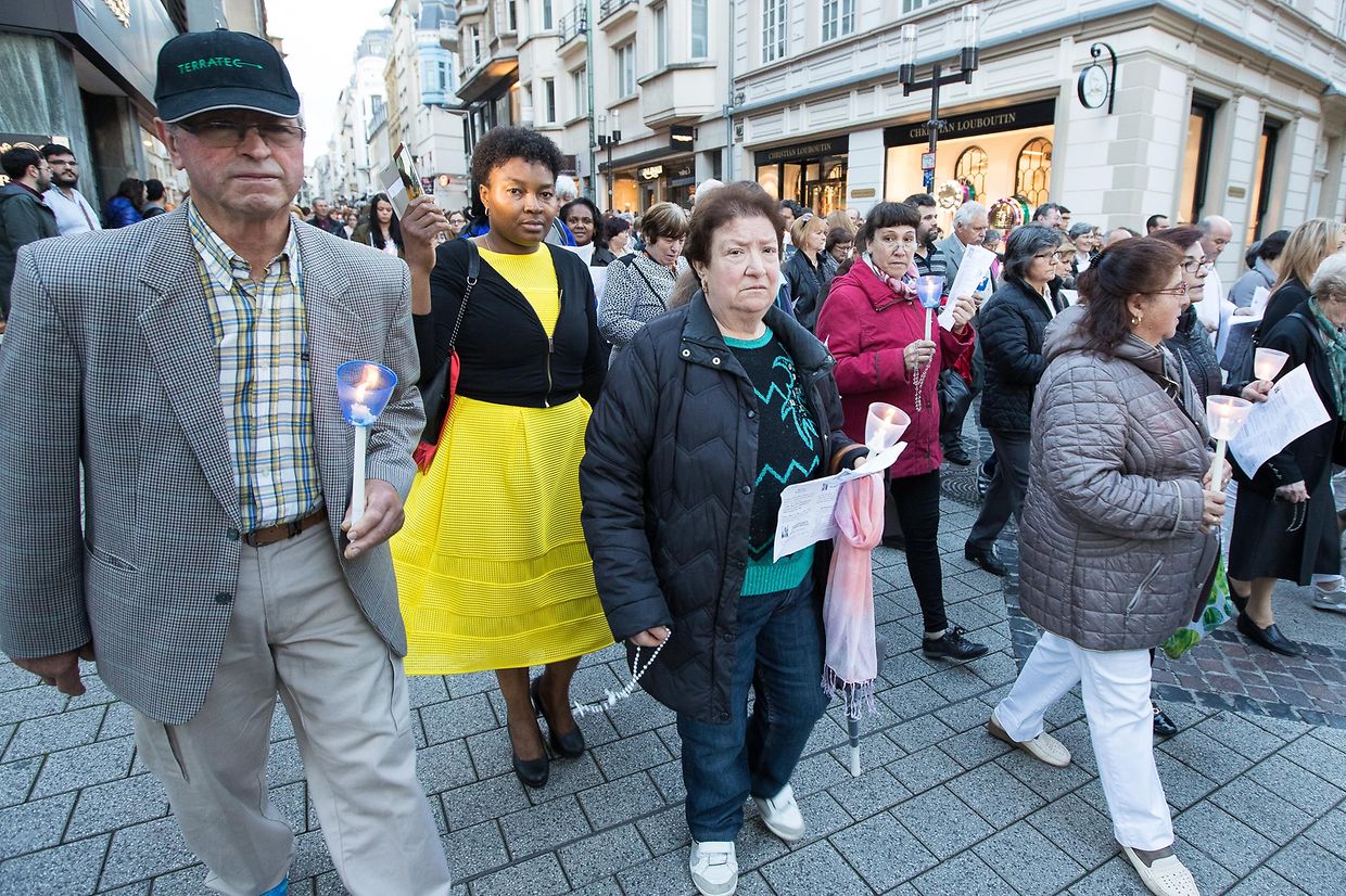Lichterprozession der portugiesischen Gemeinschaft