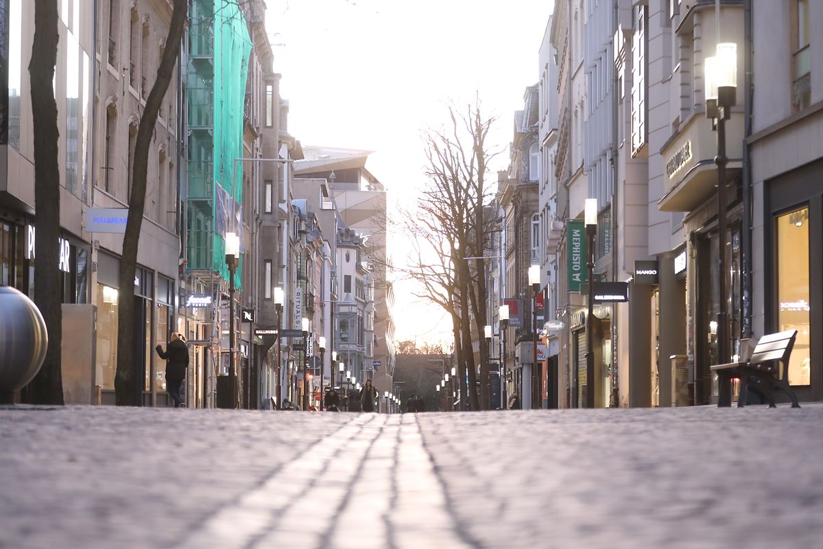 The main shopping street in the capital has been almost empty for a week Photo: LW archive