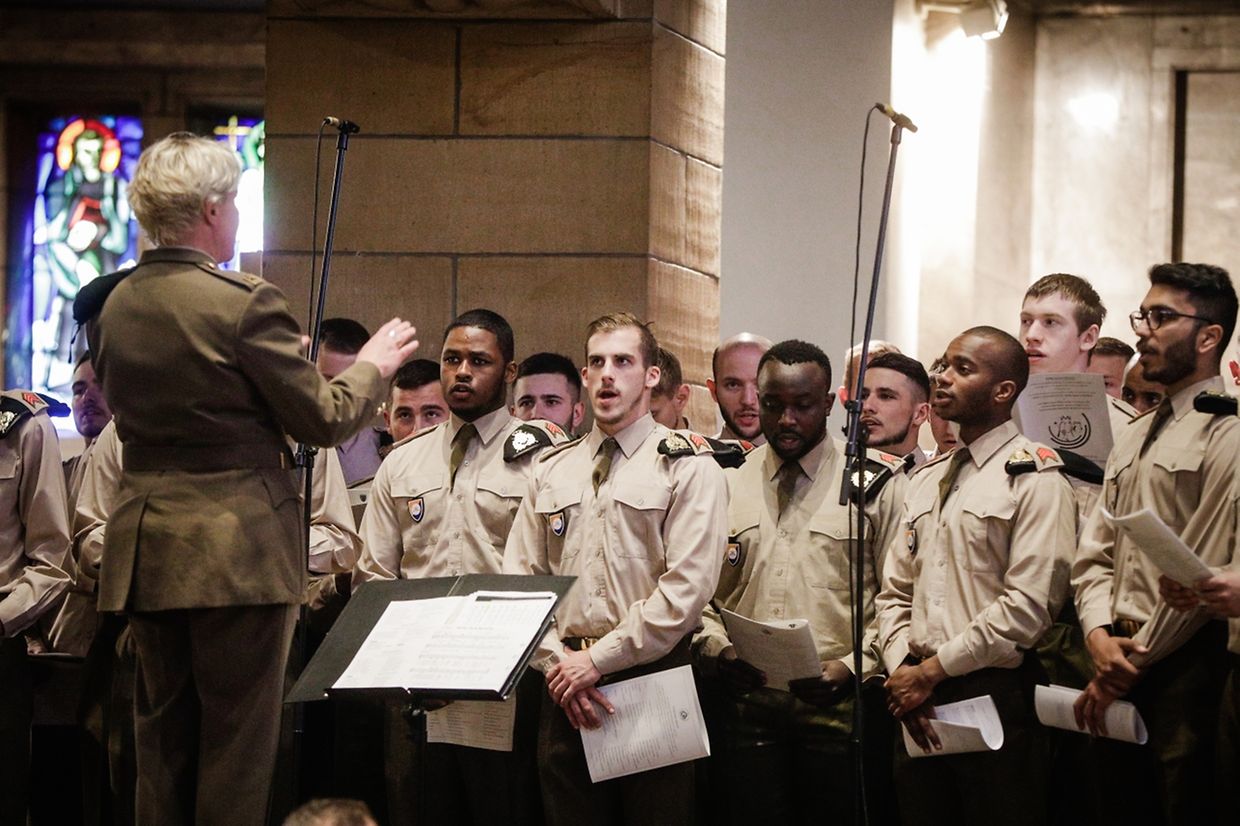 Messe für die Luxemburger Armee und die “Police Grand Ducale“.
