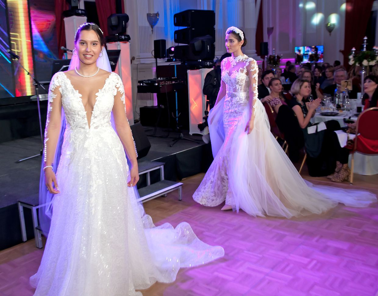 Eine Modenschau mit Kleidern von Biancaneve Bridal Boutique ware wohl der Höhepunkt des Abends. 