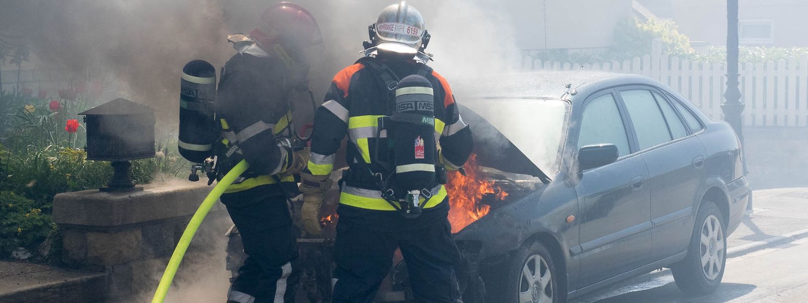 Die Feuerwehr hatte das Feuer schnell unter Kontrolle.