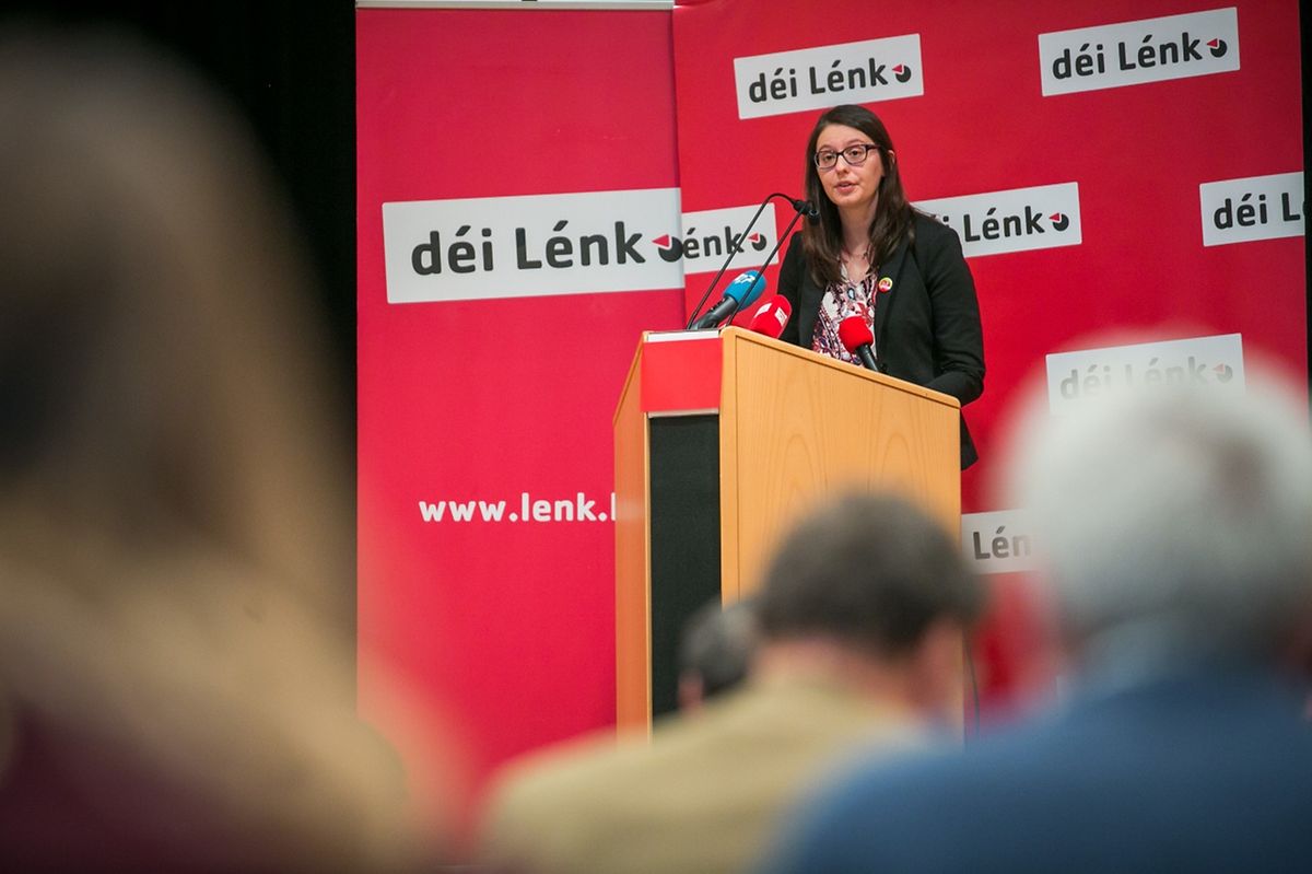 Die Parteisprecherin von Déi Lénk, Carole Thoma, fordert im Kampf gegen die Wohnungsmisere  "radikalere Lösungen" .