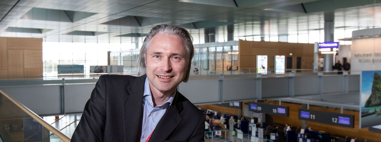 René Steinhaus ist seit knapp einem Monat Interims-CEO der Flughafengesellschaft lux-Airport.
