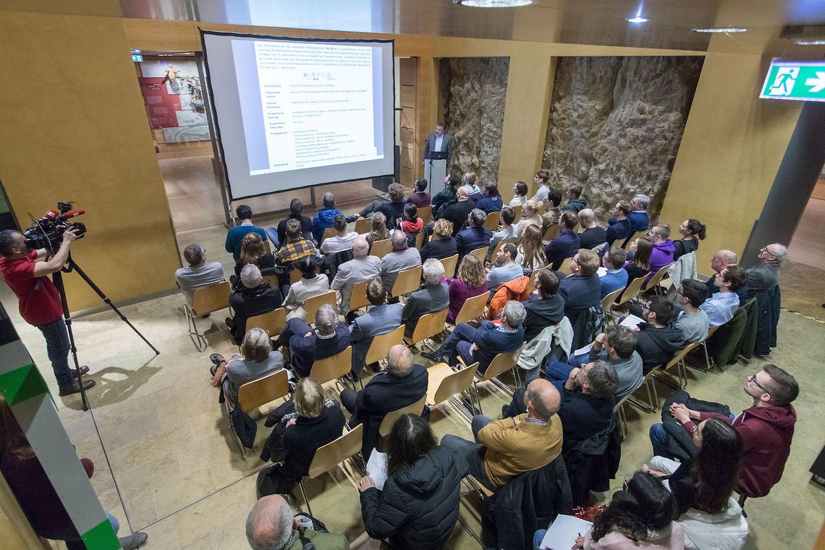 Der Atlas wurde der Öffentlichkeit im Museum für Stadtgeschichte in Luxemburg vorgestellt.