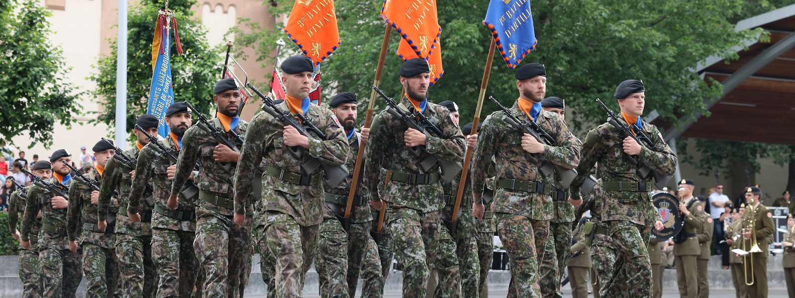 Le défilé de l'armée est toujours un événement particulier à Diekirch.